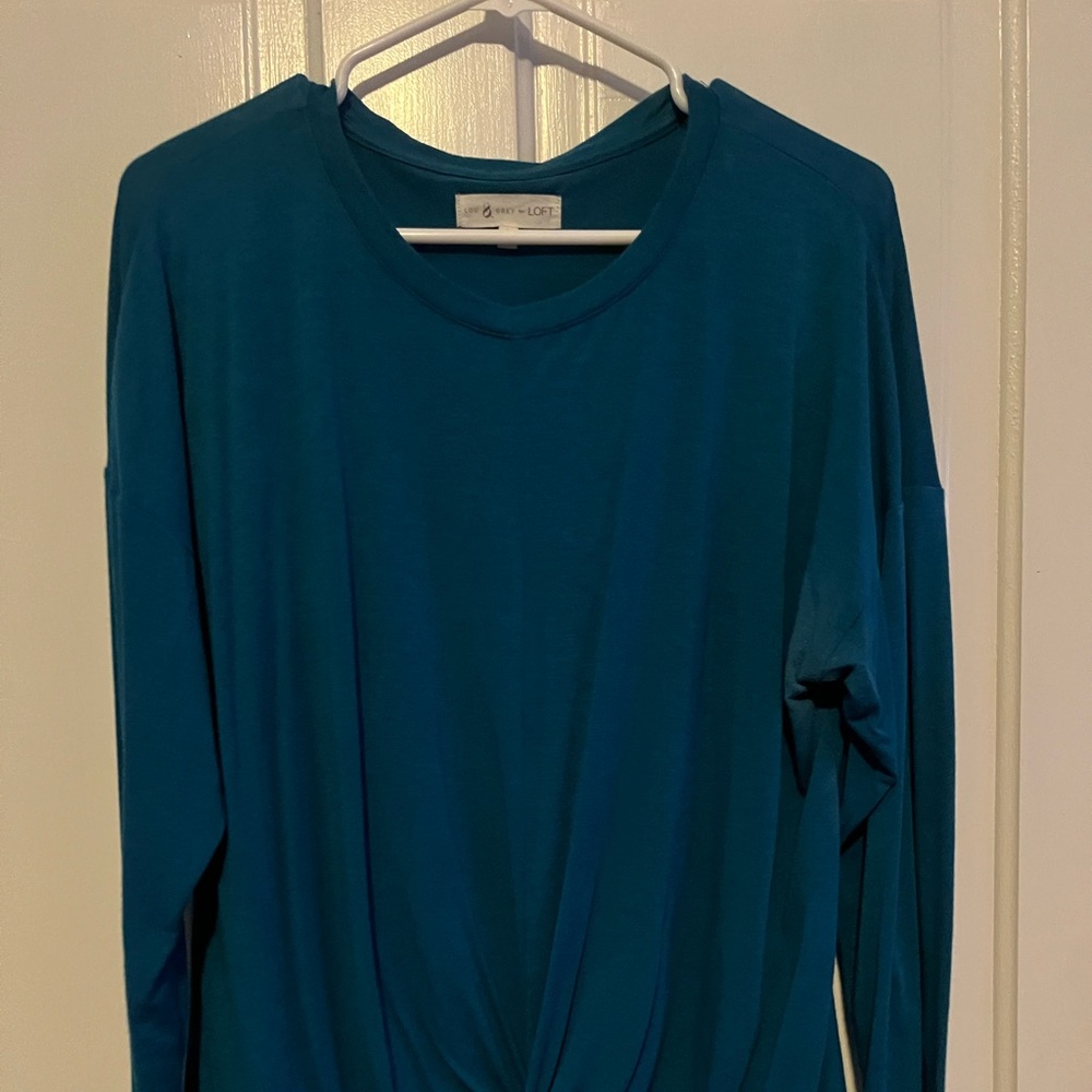 Aqua blue shirt